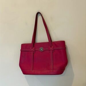 DOONEY BOURKE FUCHSIA PEBBLE TOTE BEAUTIFUL